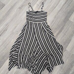 Stretchy Black, White & Grey Sundress